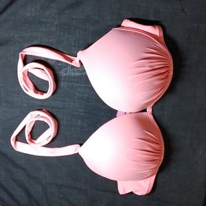 Summer beach Pink victoria's secret add 2 cup size bikini top size 34C